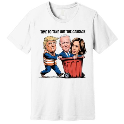 Garbage Truck Trash 2024 Donald Trump Premium T-Shirt