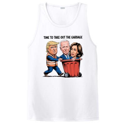 Garbage Truck Trash 2024 Donald Trump PosiCharge Competitor Tank