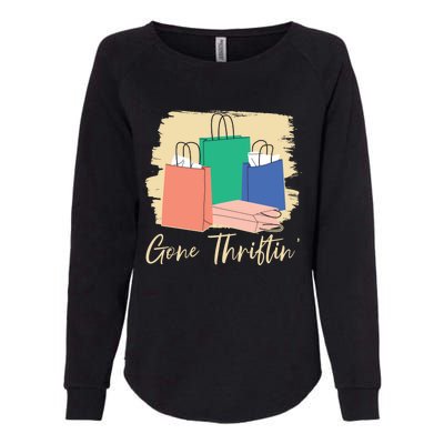 Gone Thriftin' Thrifting Queen Bargain Hunting Cute Gift Womens California Wash Sweatshirt