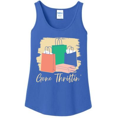 Gone Thriftin' Thrifting Queen Bargain Hunting Cute Gift Ladies Essential Tank