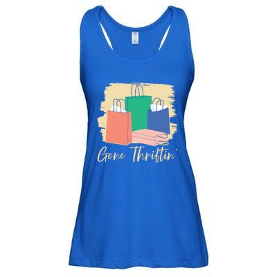 Gone Thriftin' Thrifting Queen Bargain Hunting Cute Gift Ladies Essential Flowy Tank