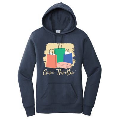 Gone Thriftin' Thrifting Queen Bargain Hunting Cute Gift Women's Pullover Hoodie