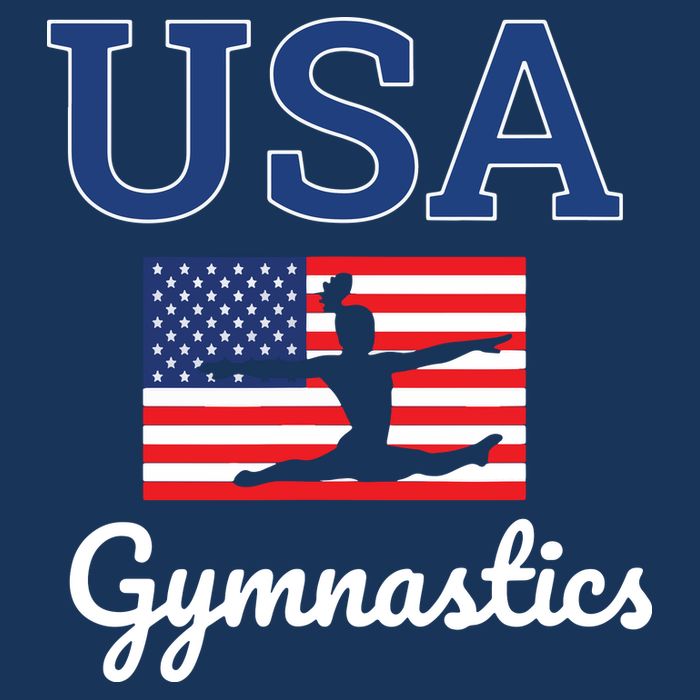 Girl Tumbling Team Gear Gymnast Gymnastics USA American Flag Bucket Hat