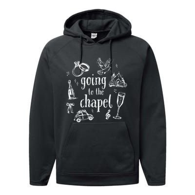 Going To The Chapel Wedding Performance Fleece Hoodie