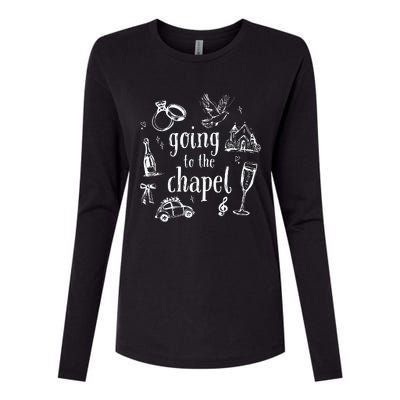 Going To The Chapel Wedding Womens Cotton Relaxed Long Sleeve T-Shirt