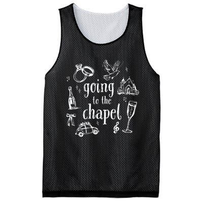 Going To The Chapel Wedding Mesh Reversible Basketball Jersey Tank