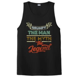 Grumpy The The Myth The Legend For Grandpa Fathers Day Gift PosiCharge Competitor Tank