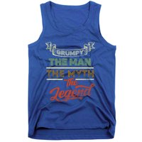 Grumpy The The Myth The Legend For Grandpa Fathers Day Gift Tank Top