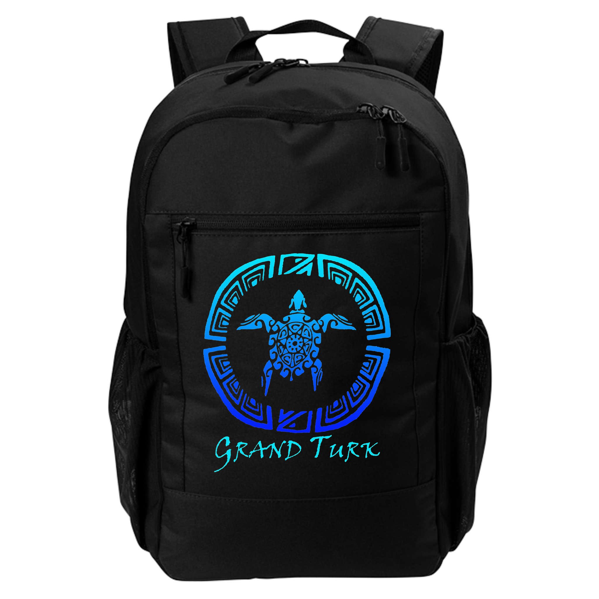 Grand Turk, Turks & Caicos Vintage Tribal Turtle Vacation Backpack