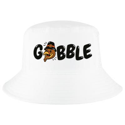 Gobble Turkey Thanksgiving Holiday Cute Cool Comfort Performance Bucket Hat