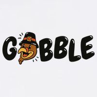 Gobble Turkey Thanksgiving Holiday Cute Sweatshirt