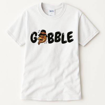 Gobble Turkey Thanksgiving Holiday Cute Tall T-Shirt