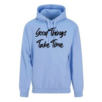 Good Things Take Time Unisex Surf Hoodie