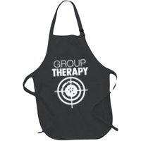 Group Therapy Target Practice Shooting Range Humor Gun Lover Apron
