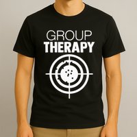 Group Therapy Target Practice Shooting Range Humor Gun Lover T-Shirt