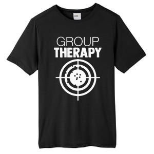 Group Therapy Target Practice Shooting Range Humor Gun Lover Tall Fusion ChromaSoft Performance T-Shirt