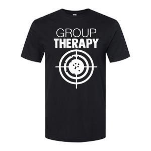 Group Therapy Target Practice Shooting Range Humor Gun Lover Softstyle CVC T-Shirt