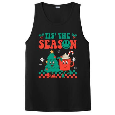 Groovy Tis The Season Christmas Hippie Hot Cocoa PosiCharge Competitor Tank