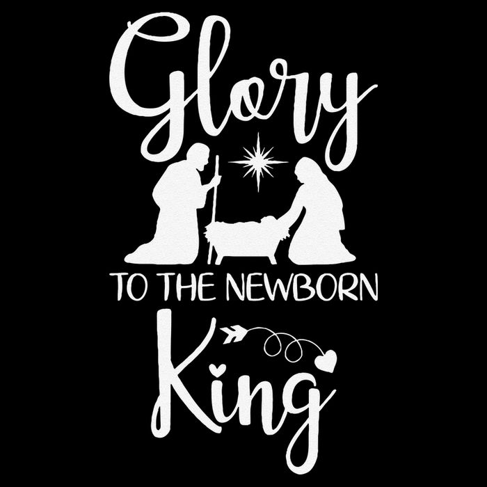 Glory To The Newborn King Birth Of Jesus Christ God Faith 16 in Basic Backpack