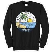 Grand Turk Turks And Caicos Illustrated Ocean Vintage Sweatshirt