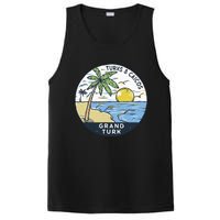 Grand Turk Turks And Caicos Illustrated Ocean Vintage PosiCharge Competitor Tank