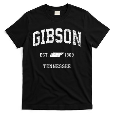 Gibson Tennessee TN Vintage Athletic Sports T-Shirt