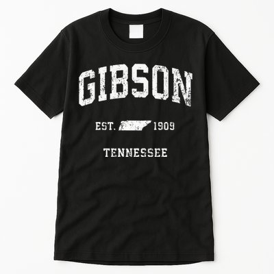 Gibson Tennessee TN Vintage Athletic Sports Tall T-Shirt