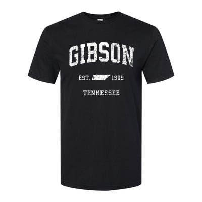 Gibson Tennessee TN Vintage Athletic Sports Softstyle CVC T-Shirt