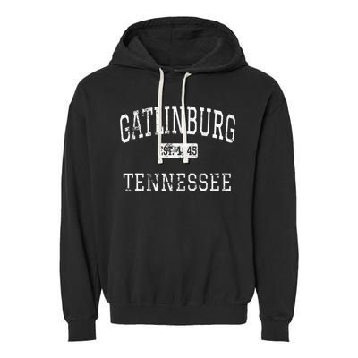 Gatlinburg Tennessee TN Vintage Garment-Dyed Fleece Hoodie