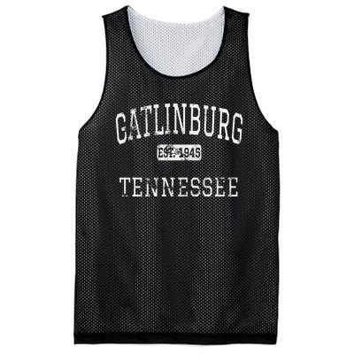 Gatlinburg Tennessee TN Vintage Mesh Reversible Basketball Jersey Tank