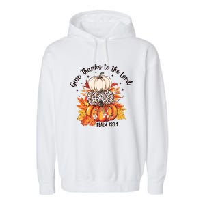 Give Thanks To The Lord Christian Garment-Dyed Fleece Hoodie