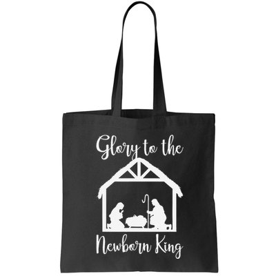 Glory To The Newborn King Birth Of Jesus Christ God Faith Bag