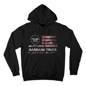 Garbage Truck Trump Supporter Garbage Trump 2024 Hoodie