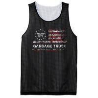 Garbage Truck Trump Supporter Garbage Trump 2024 Mesh Reversible Basketball Jersey Tank