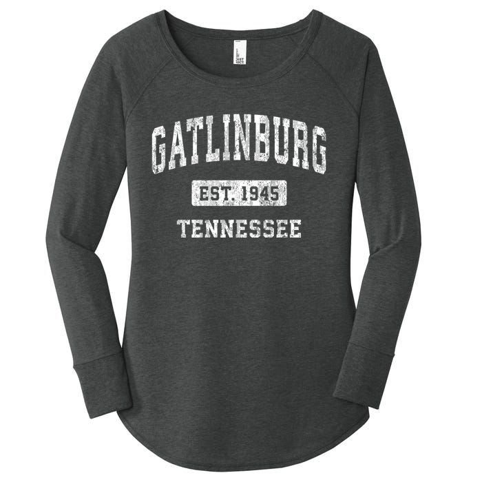 Gatlinburg Tennessee Tn Vintage Sports Women's Perfect Tri Tunic Long Sleeve Shirt