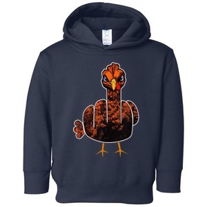 Grumpy Thanksgiving Turkey Toddler Hoodie