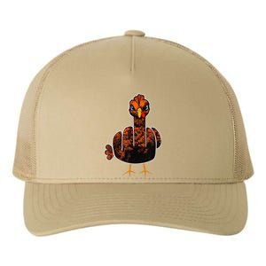 Grumpy Thanksgiving Turkey Yupoong Adult 5-Panel Trucker Hat