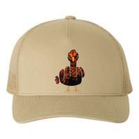 Grumpy Thanksgiving Turkey Yupoong Adult 5-Panel Trucker Hat