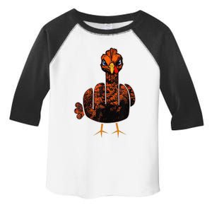 Grumpy Thanksgiving Turkey Toddler Fine Jersey T-Shirt