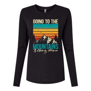 Going To The Mountains Is Going Home Womens Cotton Relaxed Long Sleeve T-Shirt