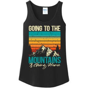 Going To The Mountains Is Going Home Ladies Essential Tank