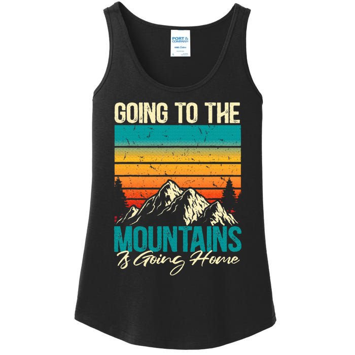 Going To The Mountains Is Going Home Ladies Essential Tank