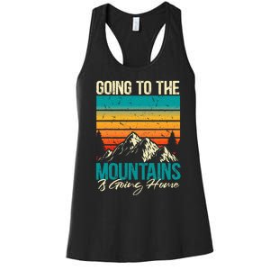 Going To The Mountains Is Going Home Women's Racerback Tank