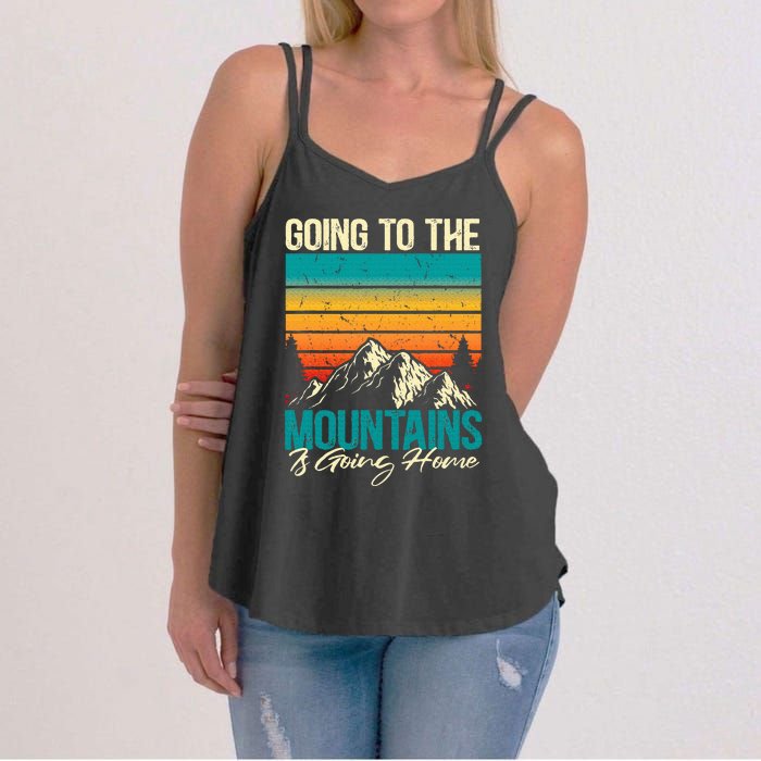 Going To The Mountains Is Going Home Women's Strappy Tank