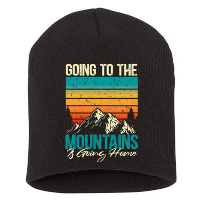 Going To The Mountains Is Going Home Short Acrylic Beanie