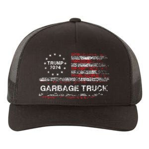 Garbage Truck Trump Supporter Garbage Trump 2024 Yupoong Adult 5-Panel Trucker Hat