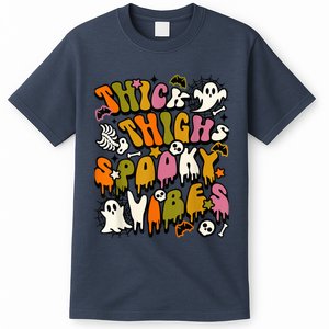 Groovy Thick Thighs Spooky Vibes Halloween Costume  Wo T-Shirt