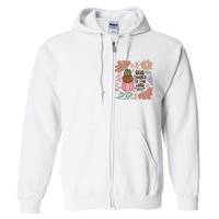 Give Thanks To The Lord Floral Fall Full Zip Hoodie