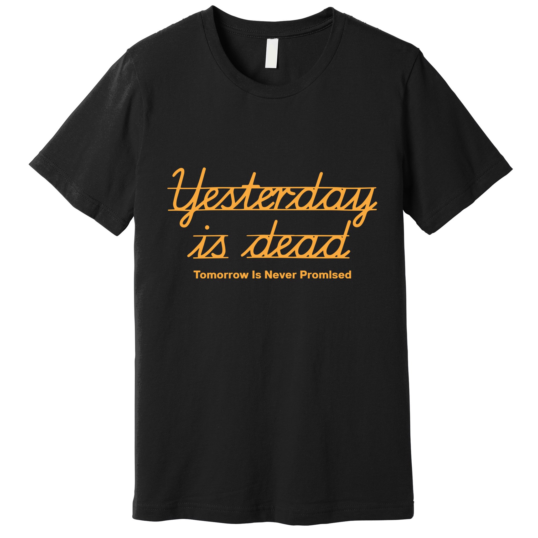 Give Them Their Flowers Yester Day Is Dead Premium T-Shirt