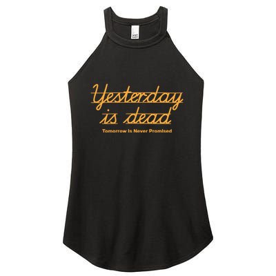 Give Them Their Flowers Yester Day Is Dead Women's Perfect Tri Rocker Tank